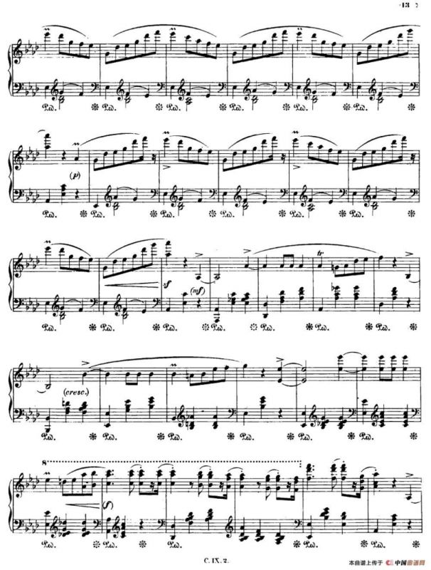 Valse brillante Op34 No1（降A大调华丽圆舞曲Op.34-1 ）