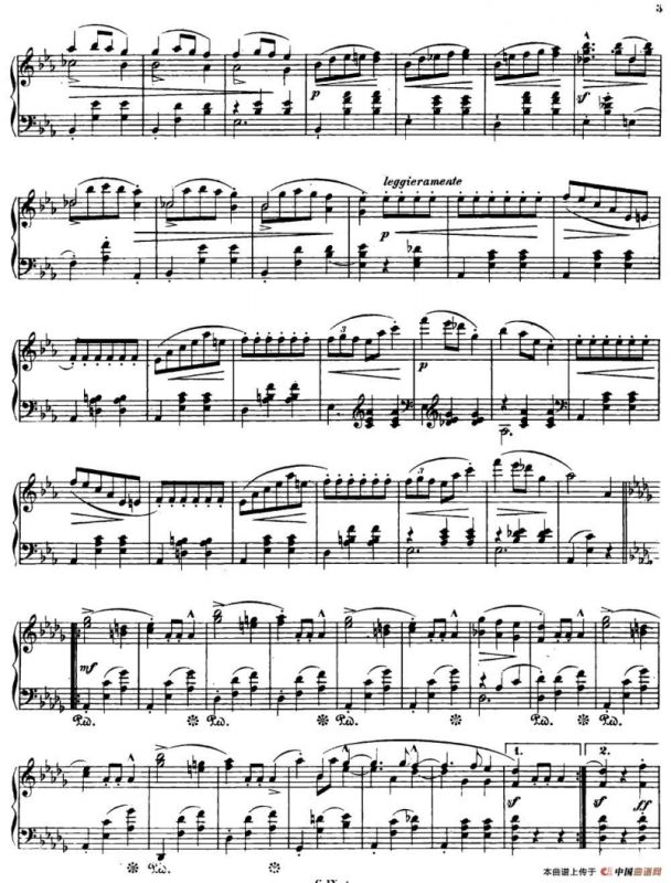 Grande valse brillante Op18（降E大调华丽圆舞曲Op.18 ）