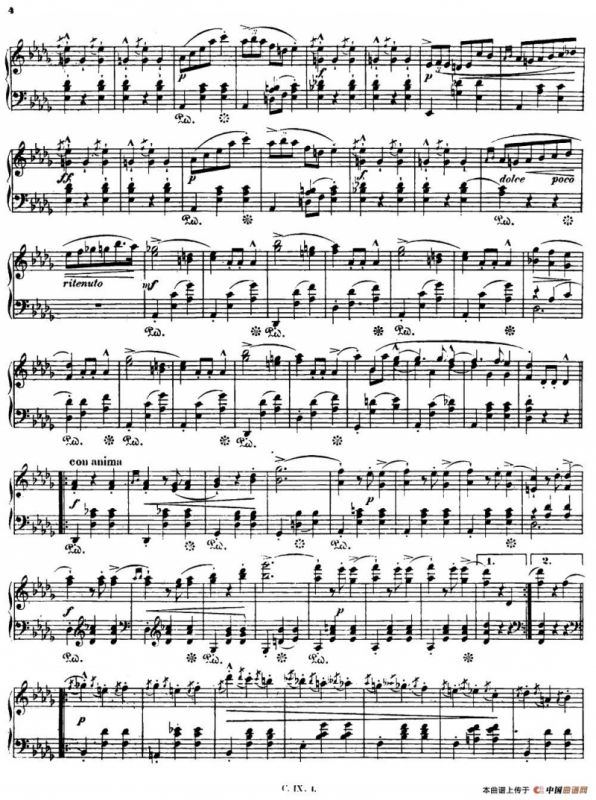 Grande valse brillante Op18（降E大调华丽圆舞曲Op.18 ）