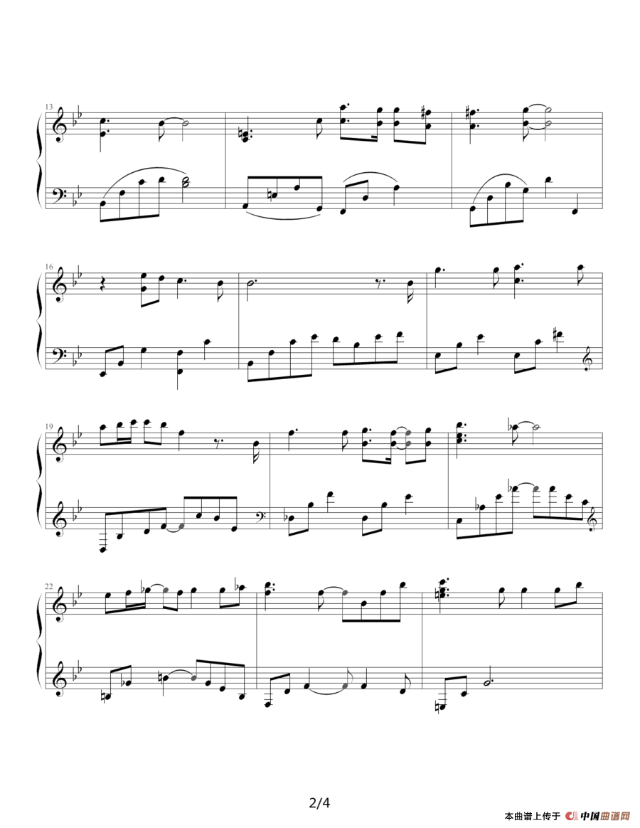 第一次（韩剧《冬日恋歌》插曲）（剑心制谱版）