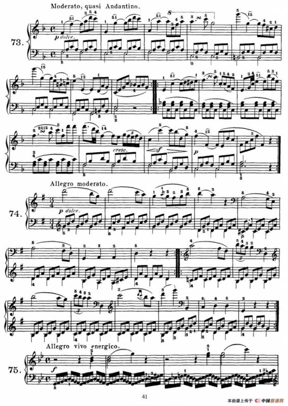 Czerny - 100 Progressive Studies Op.139（69—77）