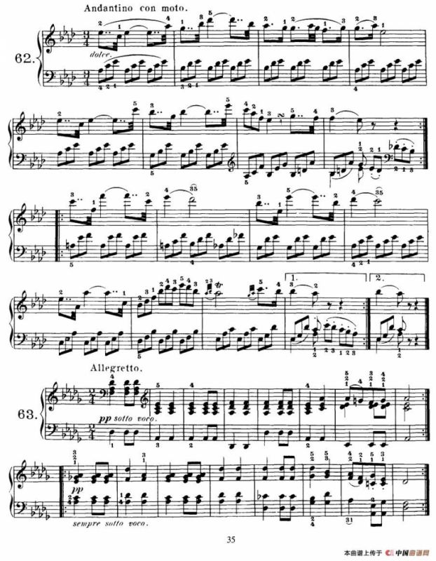 Czerny - 100 Progressive Studies Op.139（58—68）