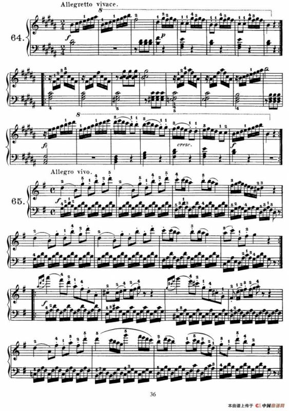 Czerny - 100 Progressive Studies Op.139（58—68）