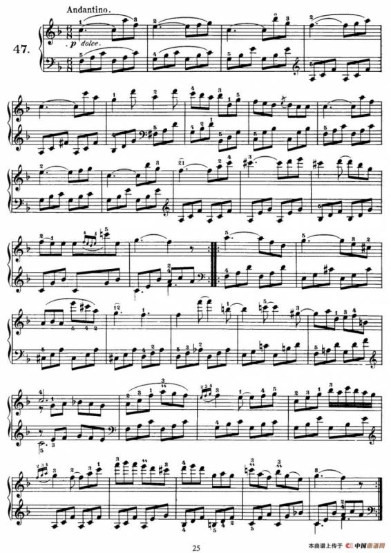 Czerny - 100 Progressive Studies Op.139（47—57）