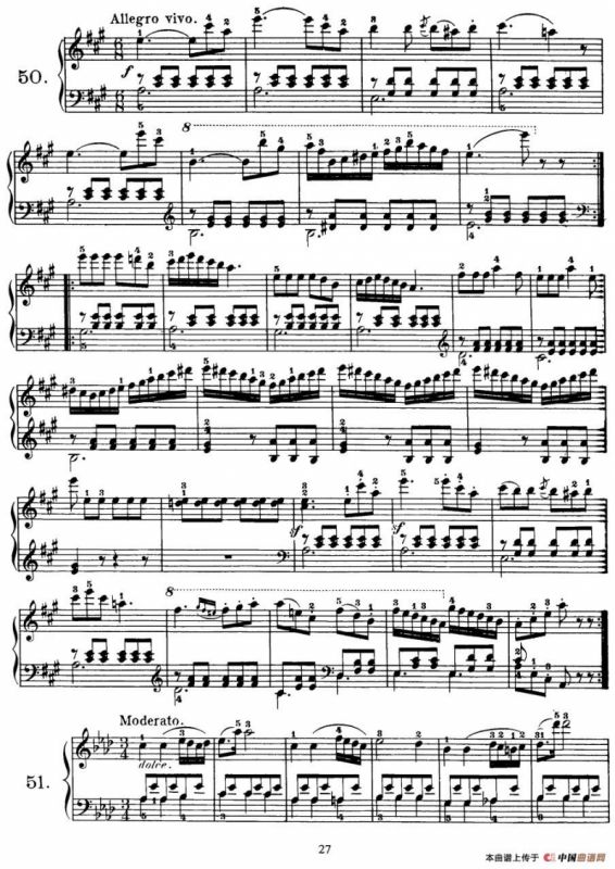 Czerny - 100 Progressive Studies Op.139（47—57）