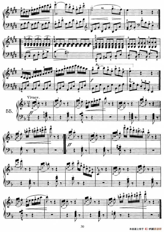 Czerny - 100 Progressive Studies Op.139（47—57）