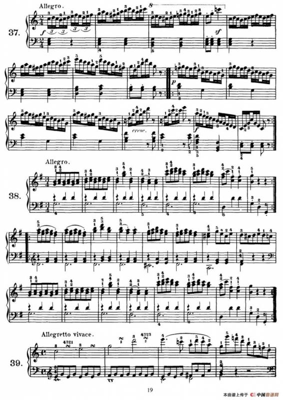 Czerny - 100 Progressive Studies Op.139（37—46）