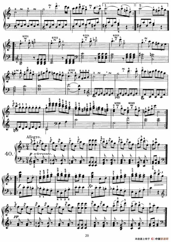 Czerny - 100 Progressive Studies Op.139（37—46）