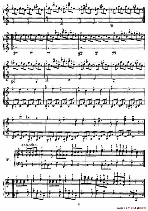 Czerny - 100 Progressive Studies Op.139 （1—21）