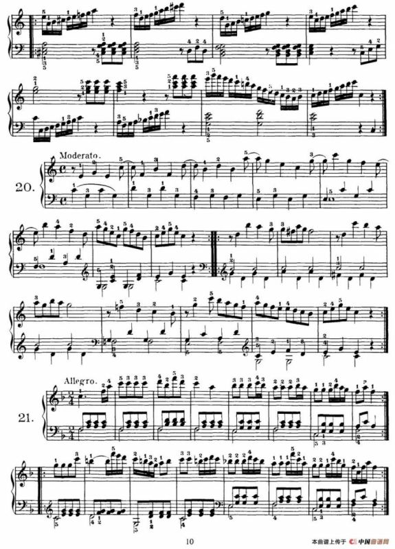 Czerny - 100 Progressive Studies Op.139 （1—21）