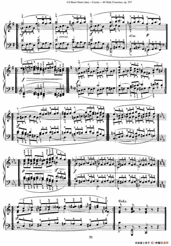 Czerny - 40 Daily Exerci Op.337（35—40）（40首日常训练曲）