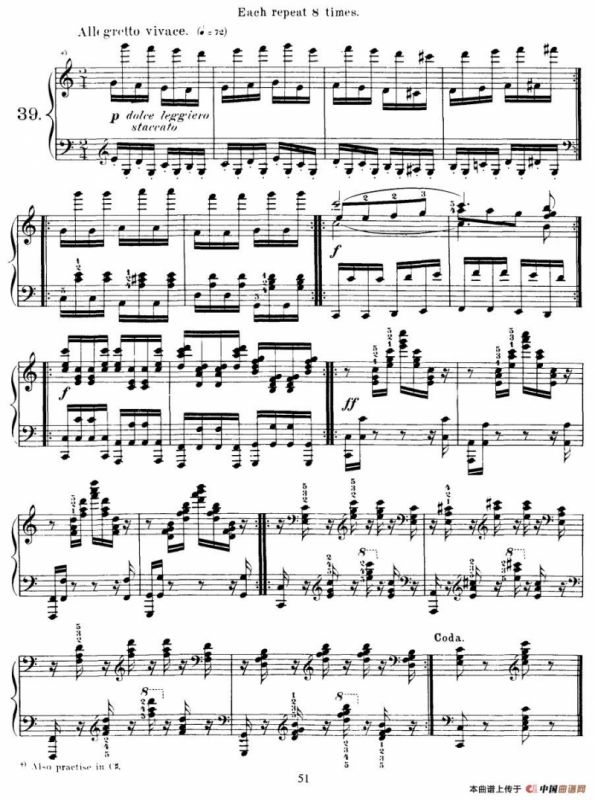 Czerny - 40 Daily Exerci Op.337（35—40）（40首日常训练曲）