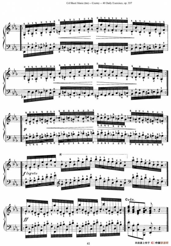 Czerny - 40 Daily Exerci Op.337（31—35）（40首日常训练曲）