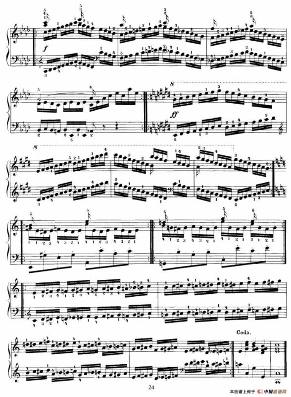 Czerny - 40 Daily Exerci Op.337（20—25）（40首日常训练曲）