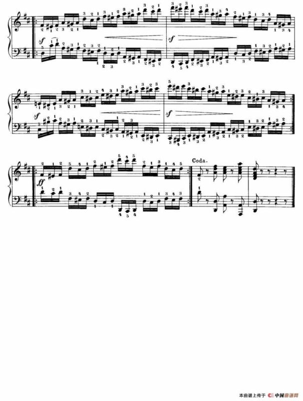 Czerny - 40 Daily Exerci Op.337（20—25）（40首日常训练曲）