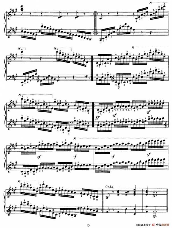 Czerny - 40 Daily Exerci Op.337（11—15）（40首日常训练曲）
