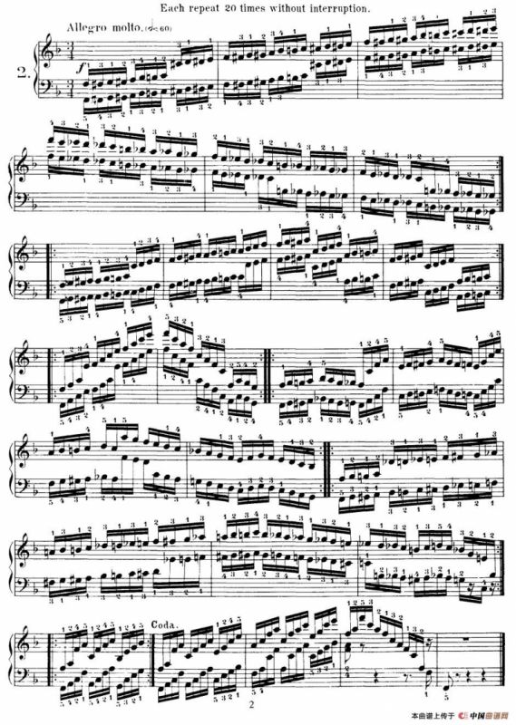 Czerny - 40 Daily Exerci Op.337（1—5）（40首日常训练曲）