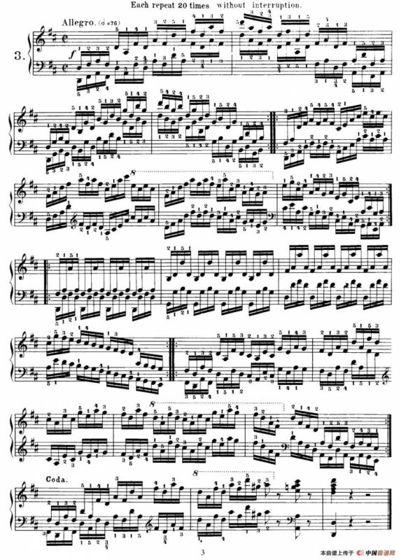 Czerny - 40 Daily Exerci Op.337（1—5）（40首日常训练曲）