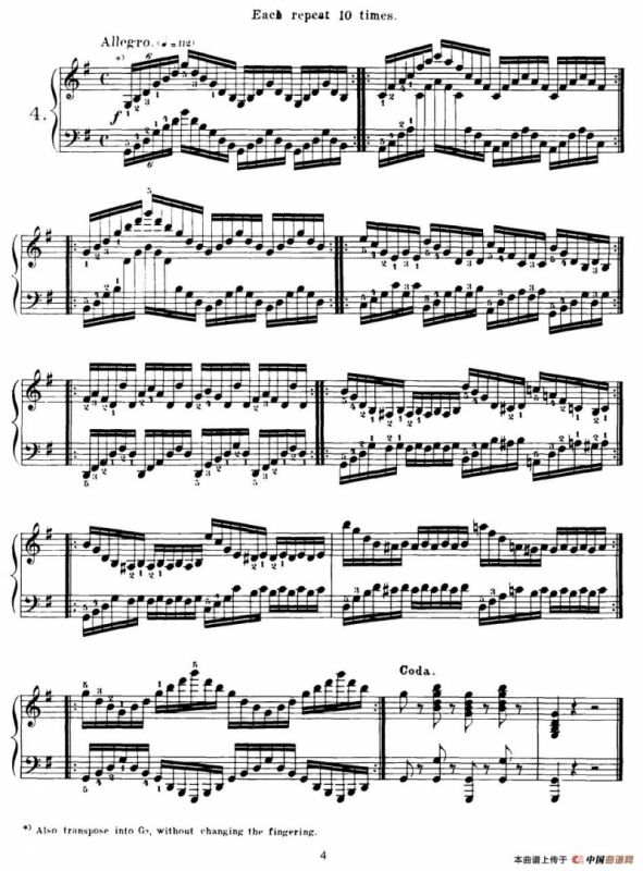 Czerny - 40 Daily Exerci Op.337（1—5）（40首日常训练曲）