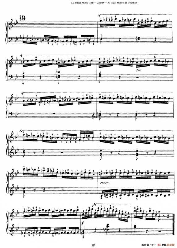 Czerny - 30 New Studies - 21（车尔尼Op849 - 30首练习曲）
