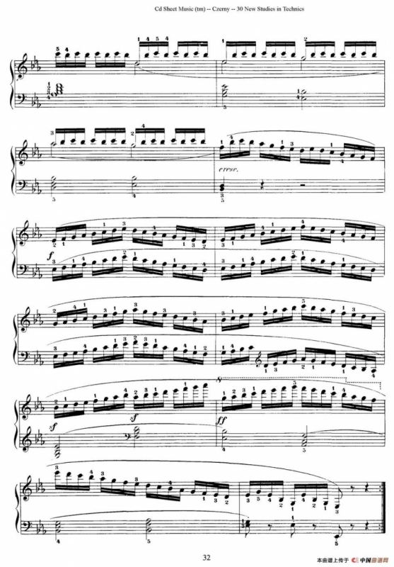 Czerny - 30 New Studies - 18（车尔尼Op849 - 30首练习曲）
