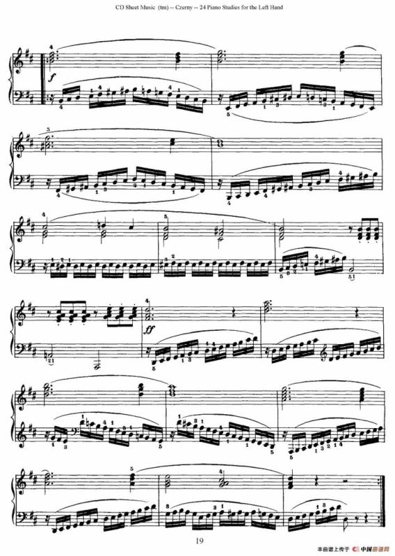 Czerny - 24 Piano Studie（8—16）（车尔尼 - 24首钢琴练习曲）