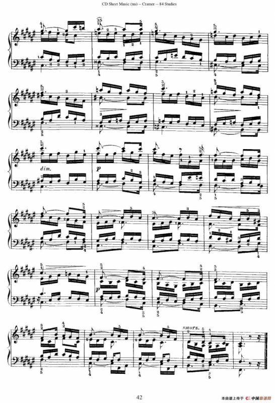 Cramer - 84 exercices（81—84）（克拉莫84首钢琴练习曲）