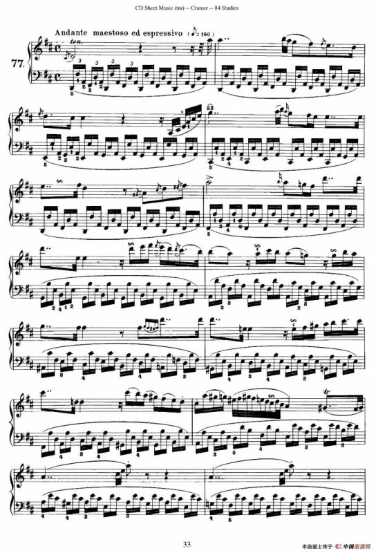 Cramer - 84 exercices（76—80）（克拉莫84首钢琴练习曲）