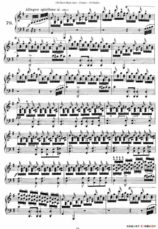 Cramer - 84 exercices（76—80）（克拉莫84首钢琴练习曲）