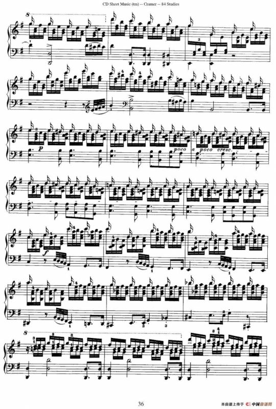 Cramer - 84 exercices（76—80）（克拉莫84首钢琴练习曲）