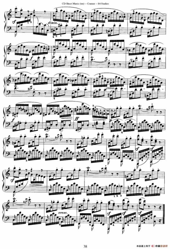 Cramer - 84 exercices（76—80）（克拉莫84首钢琴练习曲）