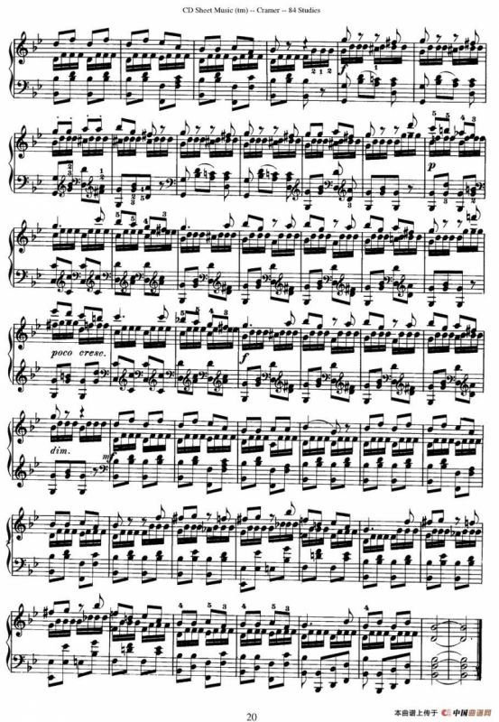 Cramer - 84 exercices（66—70）（克拉莫84首钢琴练习曲）