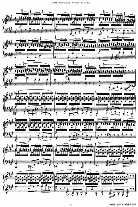 Cramer - 84 exercices（61—65）（克拉莫84首钢琴练习曲）
