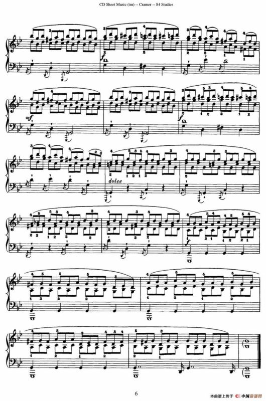 Cramer - 84 exercices（61—65）（克拉莫84首钢琴练习曲）