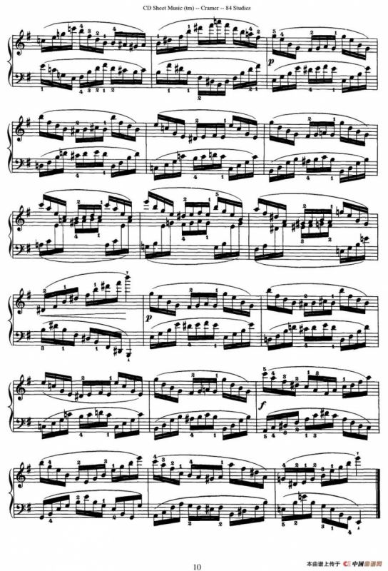 Cramer - 84 exercices（61—65）（克拉莫84首钢琴练习曲）