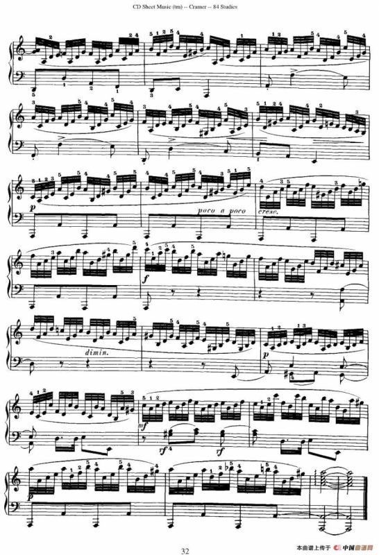 Cramer - 84 exercices（46—50）（克拉莫84首钢琴练习曲）