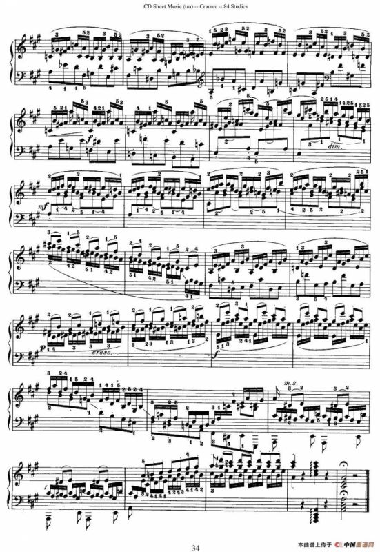 Cramer - 84 exercices（46—50）（克拉莫84首钢琴练习曲）
