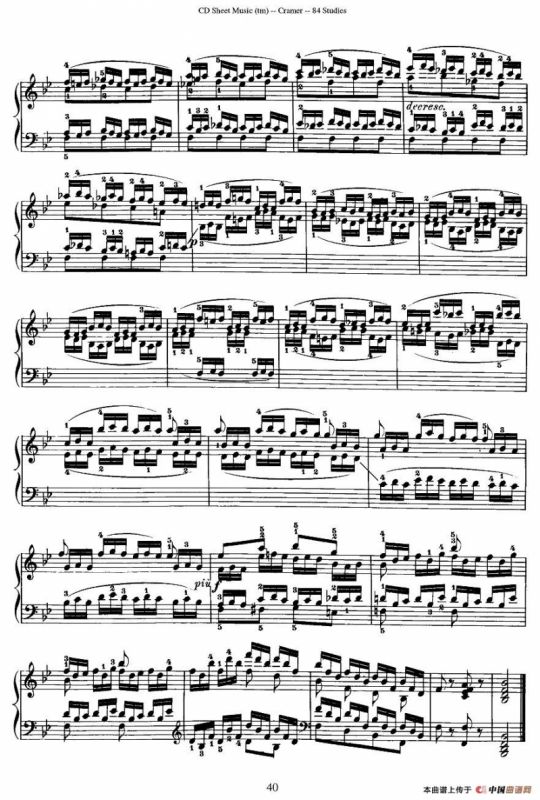 Cramer - 84 exercices（46—50）（克拉莫84首钢琴练习曲）