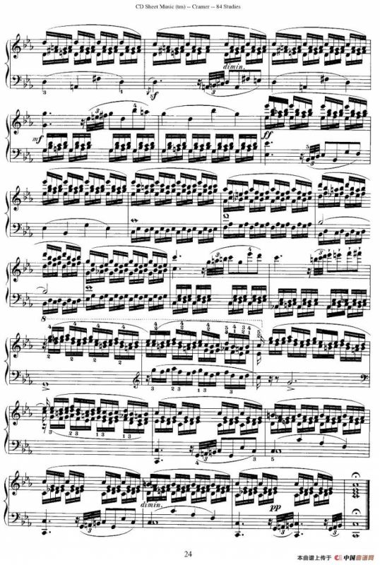 Cramer - 84 exercices（41—45）（克拉莫84首钢琴练习曲）