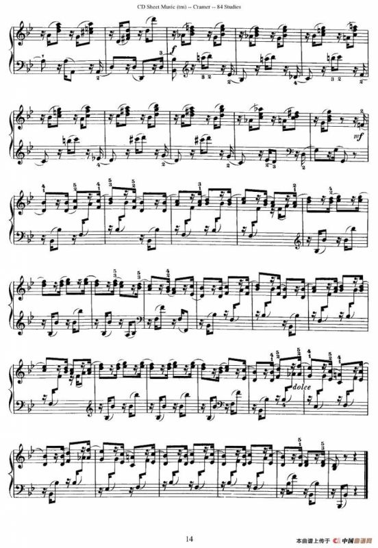 Cramer - 84 exercices（36—40）（克拉莫84首钢琴练习曲）