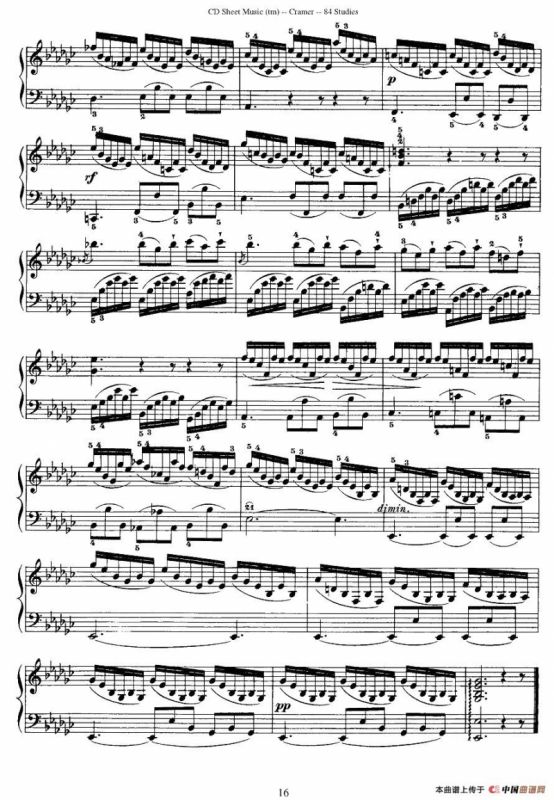 Cramer - 84 exercices（36—40）（克拉莫84首钢琴练习曲）