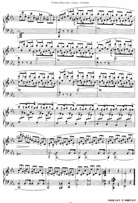 Cramer - 84 exercices（36—40）（克拉莫84首钢琴练习曲）