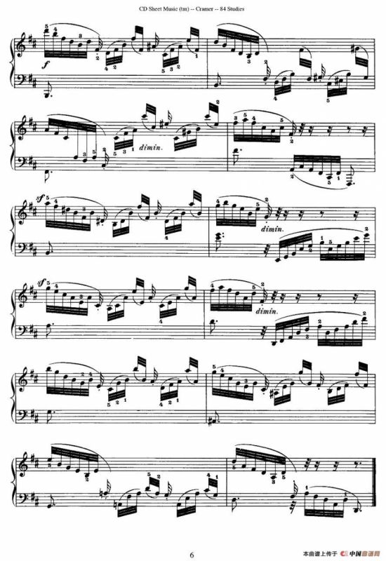 Cramer - 84 exercices（31—35）（克拉莫84首钢琴练习曲）