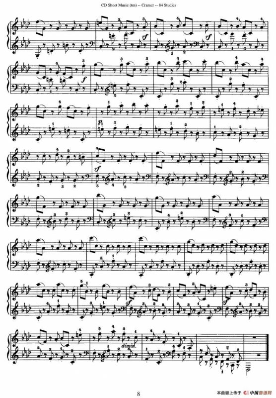 Cramer - 84 exercices（31—35）（克拉莫84首钢琴练习曲）