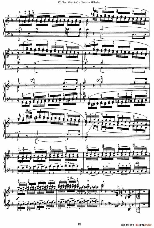 Cramer - 84 exercices（31—35）（克拉莫84首钢琴练习曲）