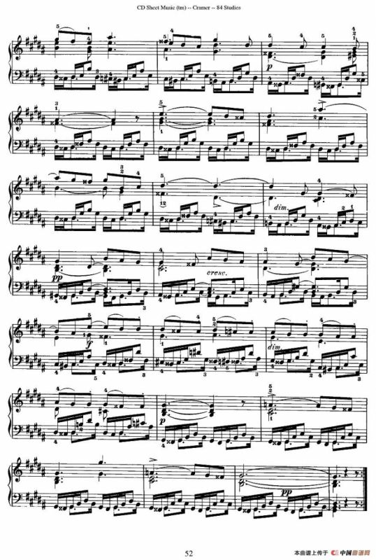 Cramer - 84 exercices（26—30）（克拉莫84首钢琴练习曲）