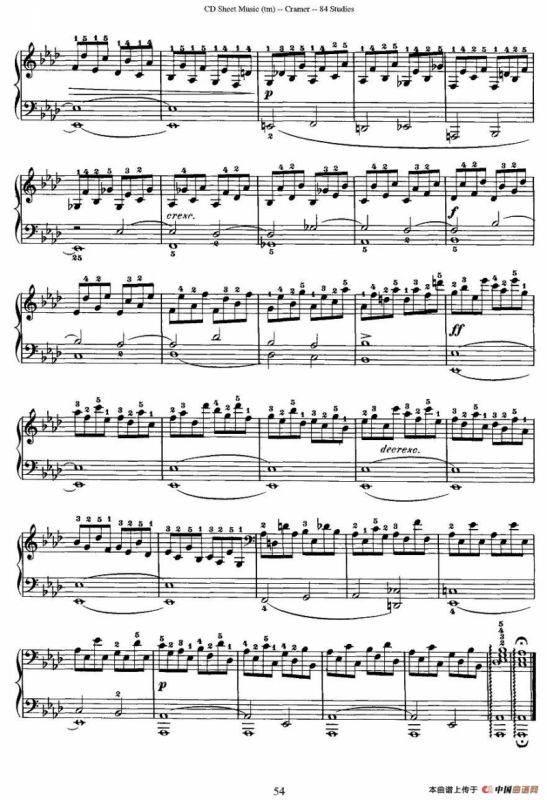 Cramer - 84 exercices（26—30）（克拉莫84首钢琴练习曲）