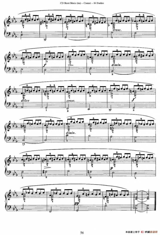 Cramer - 84 exercices（26—30）（克拉莫84首钢琴练习曲）