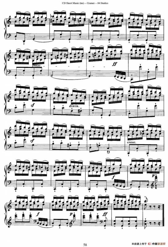 Cramer - 84 exercices（26—30）（克拉莫84首钢琴练习曲）
