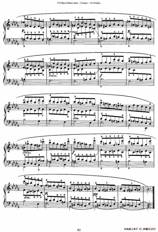 Cramer - 84 exercices（26—30）（克拉莫84首钢琴练习曲）